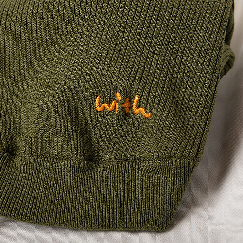 【with】コットンシルクカシミヤ モックネック【数量限定】