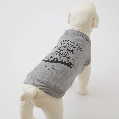 PET SO CHIC  ROUTE 7 TANK SWEAT