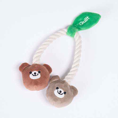 Quilt　無着色のコットンロープTOY ふたご【数量限定】