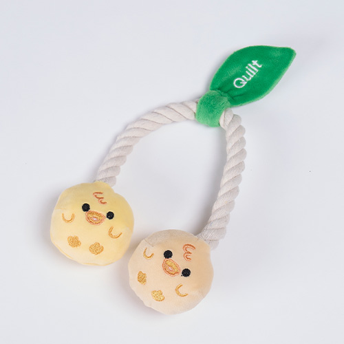 Quilt　無着色のコットンロープTOY ふたご【数量限定】