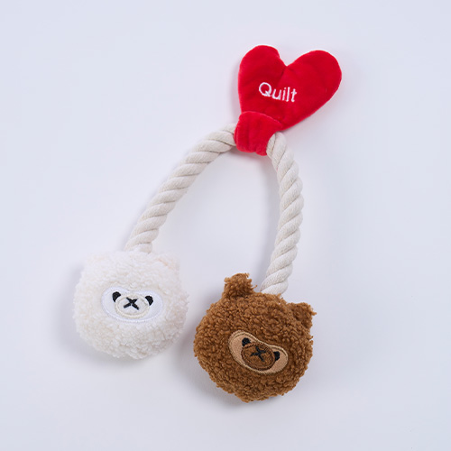 Quilt　無着色のコットンロープTOY ふたご【数量限定】