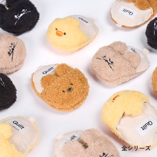 Quilt　コットンキャンバス生地のスリッパDOGTOY【数量限定】