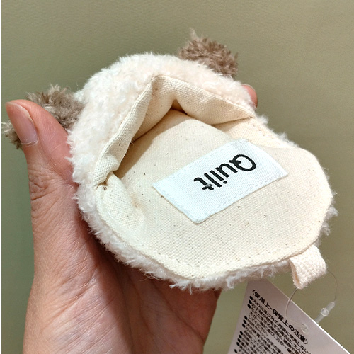 Quilt コットンキャンバスのぬいぐるみスリッパTOY