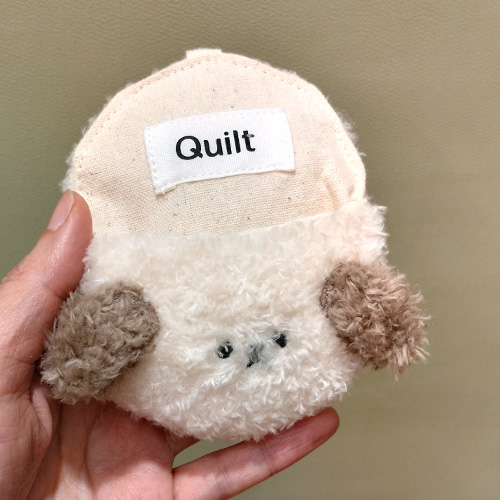 Quilt コットンキャンバスのぬいぐるみスリッパTOY