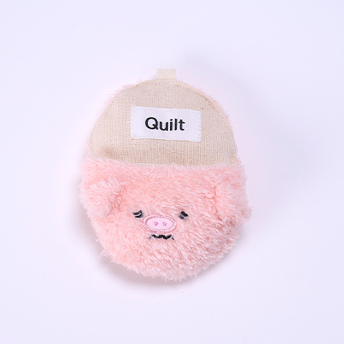 Quilt コットンキャンバスのぬいぐるみスリッパTOY