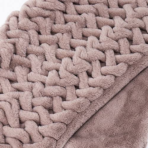 Quilt ケーブルデザインブランケット【数量限定】