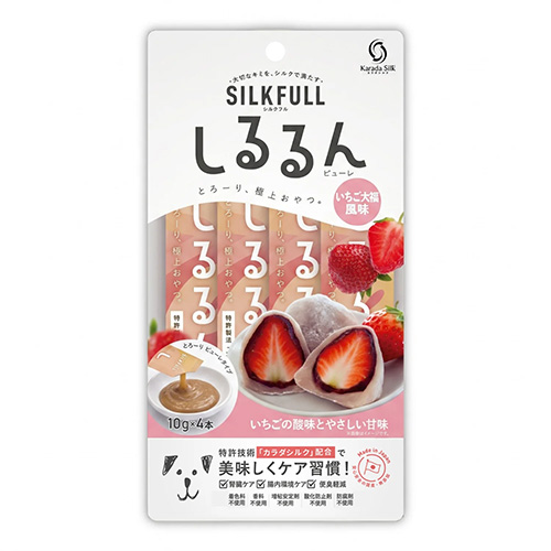 SILKFULL 犬用しるるんピューレ いちご大福風味