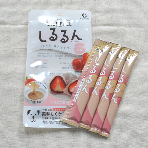SILKFULL 犬用しるるんピューレ いちご大福風味