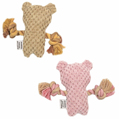 iDog ひっぱりくまさん fleur 鳴き笛入り【数量限定】