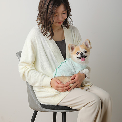 ice mole knit cardigan for DOG【数量限定】
