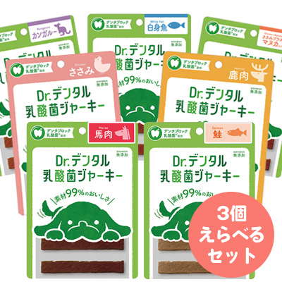 Dr.デンタル 乳酸菌ジャーキー えらべるセット