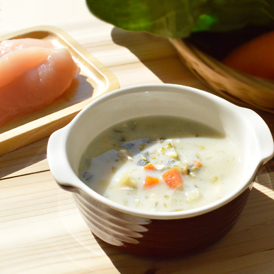 チキンの豆乳チャウダー
