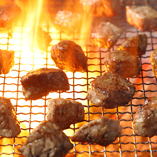 ドットわん　炎の炭火焼き国産豚