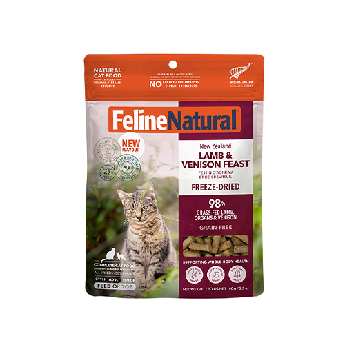 フィーライン ナチュラル フリーズドライ ラム&ベニソン・フィースト