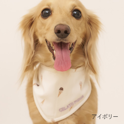 CAT＆DOG　アイス柄保冷剤入れバンダナ