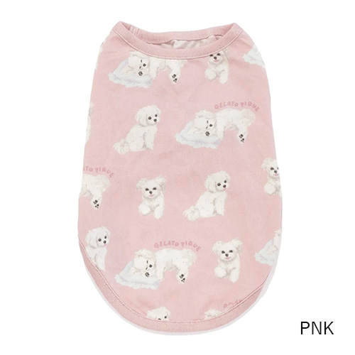 CAT＆DOG マルチーズ柄カットソープルオーバー【数量限定】