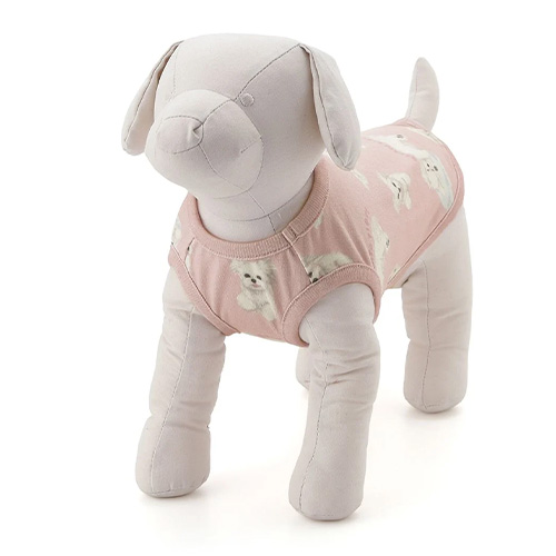 CAT＆DOG マルチーズ柄カットソープルオーバー【数量限定】
