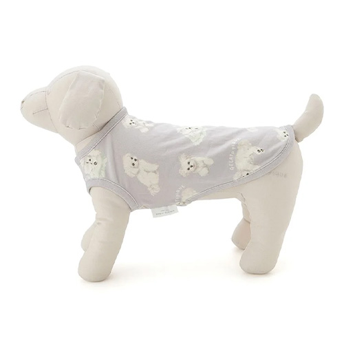 CAT＆DOG マルチーズ柄カットソープルオーバー【数量限定】