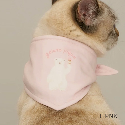 CAT＆DOG　シロクマ柄保冷剤入れバンダナ【数量限定】