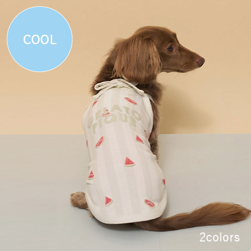 CAT＆DOG ストライプ柄Coolingプルオーバー ダックスサイズ【数量限定】