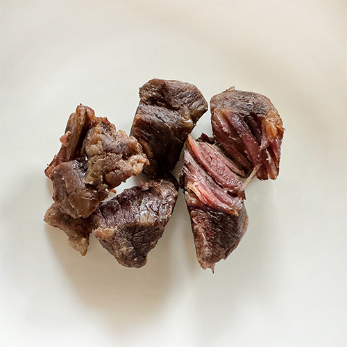 午後のおやつ　やわらか鹿肉グリル