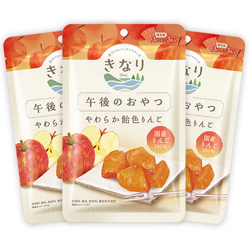 午後のおやつ　やわらか飴色りんご