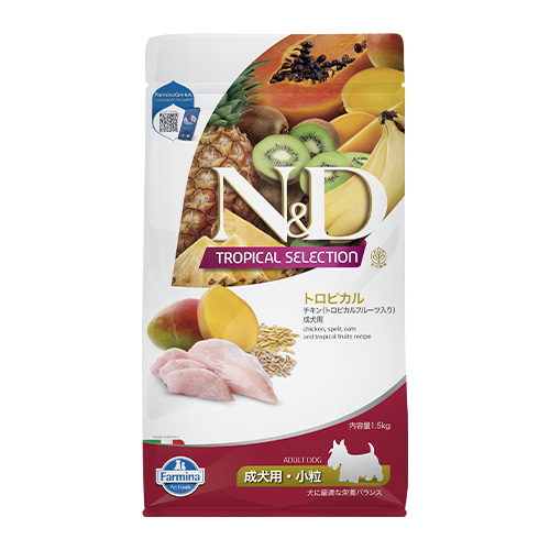 N&D トロピカル チキン（トロピカルフルーツ入り）成犬用
