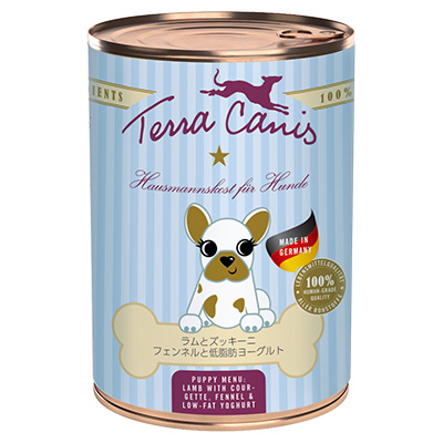 テラカニス パピー ラムとズッキーニ