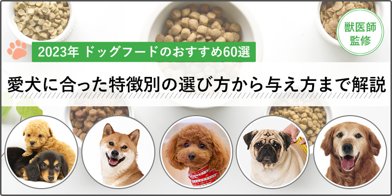 ドッグフードのおすすめ60選！愛犬に合った特徴別の選び方から与え方まで解説【獣医師監修】