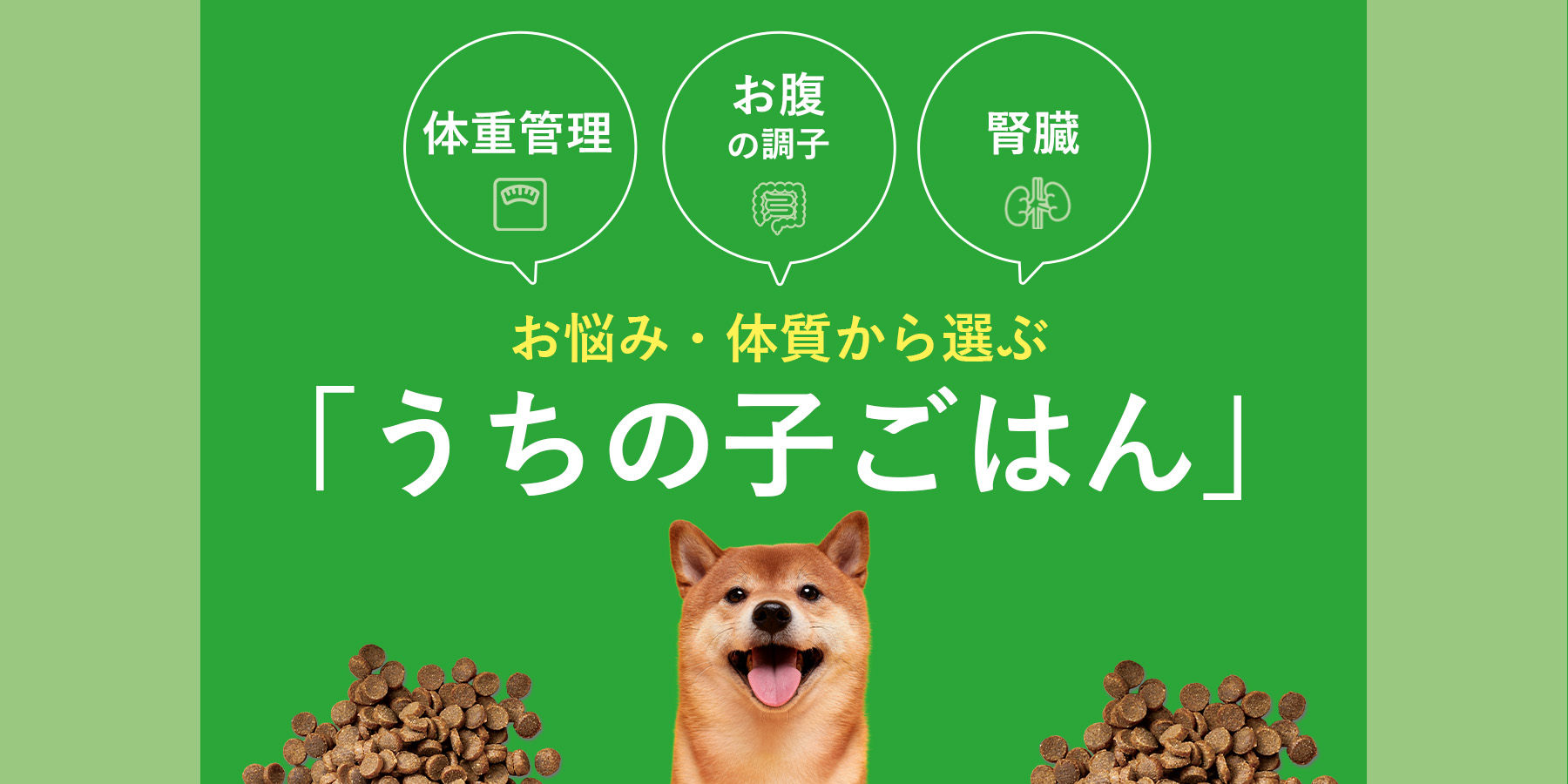 お悩み・体質からうちの子のごはんを探そう